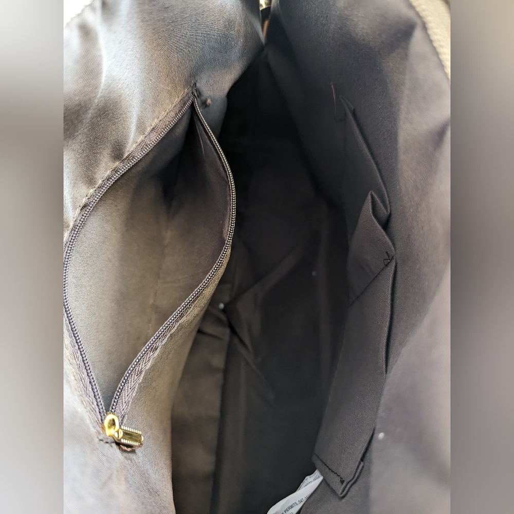 Neutral Geometric Shoulder Bag - Picture 6 of 7